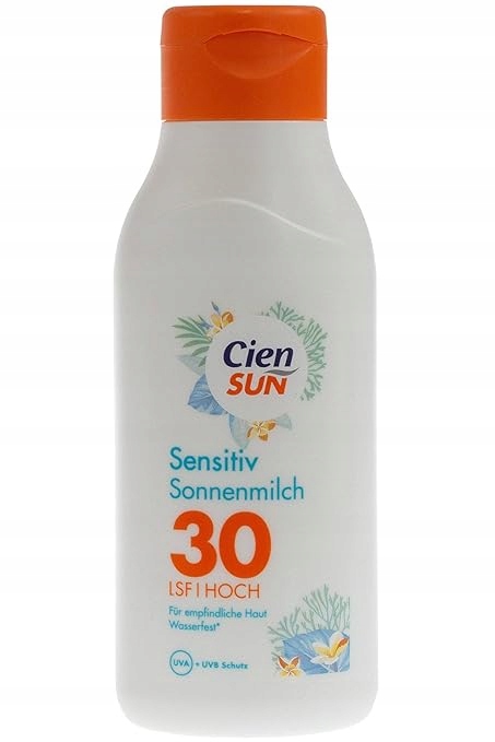 Cien Sun Sensitiv mleczko do opalania LSF 30 - 250 ml ochrona UVA + UVB