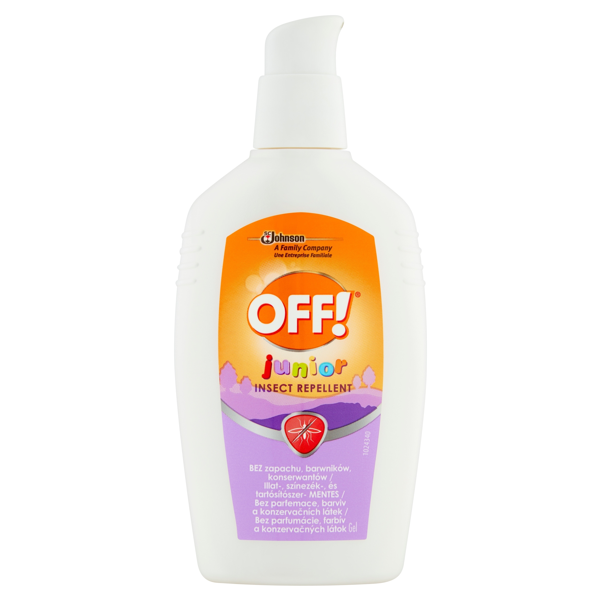 OFF Junior Insect Repellent Żel przeciwko komarom SC Johnson 100 ml
