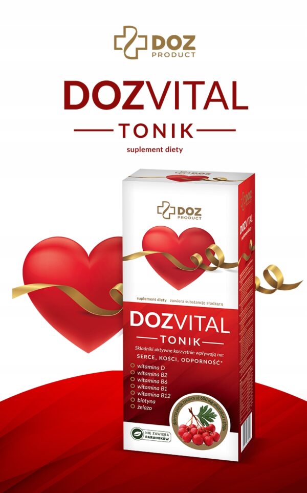Suplement diety DOZ Product DOZVital płyn żelazo 1000 ml dla seniorów